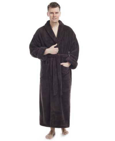Мужской махровый халат ARUS Shawl Collar Full Ankle Length Fleece