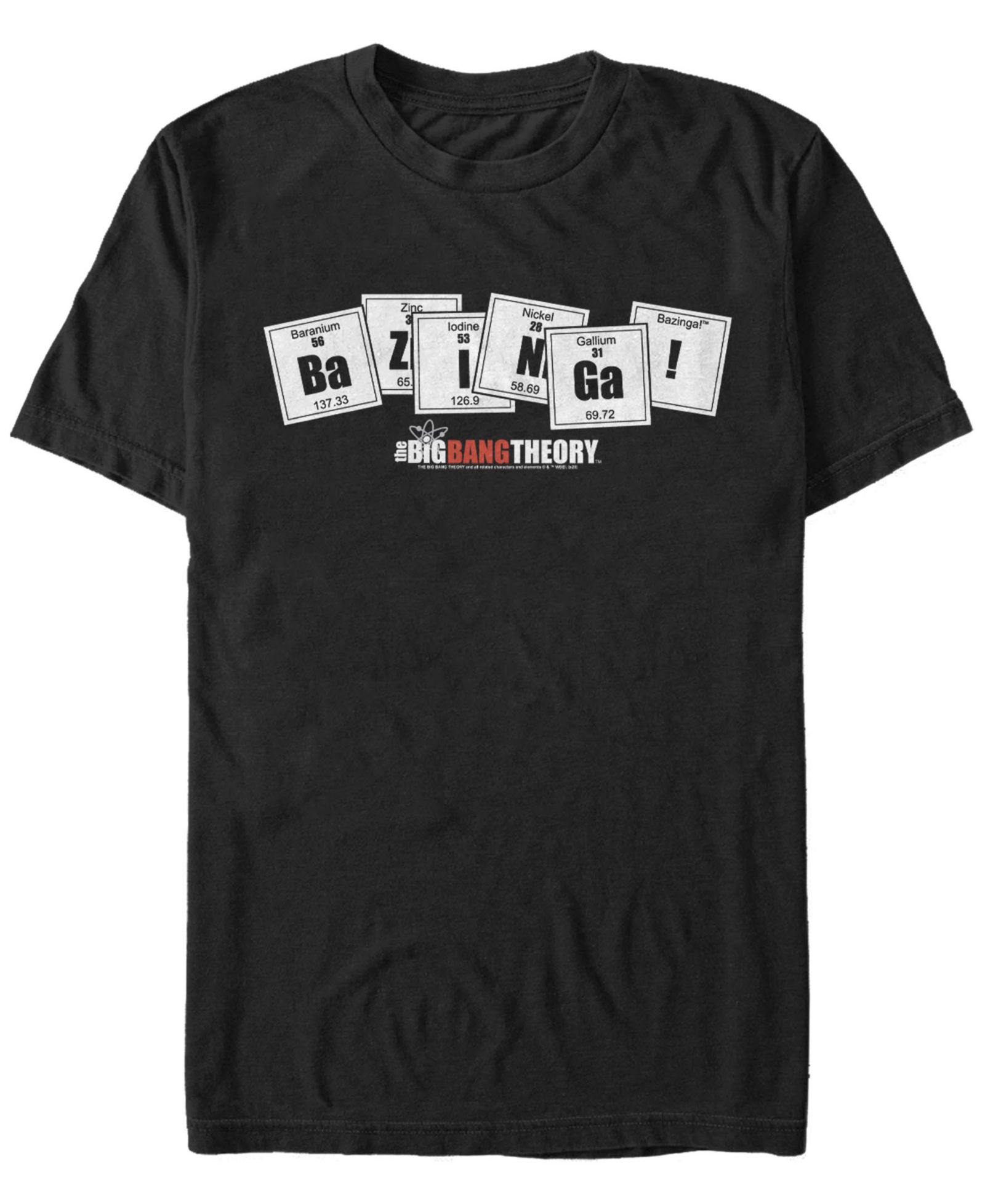 Men's Big Bang Theory Periodic Squares Short Sleeve T-shirt