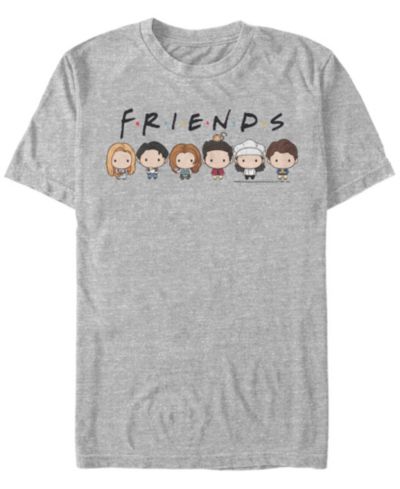 Men's Friends Chibi Friends Short Sleeve T-shirt