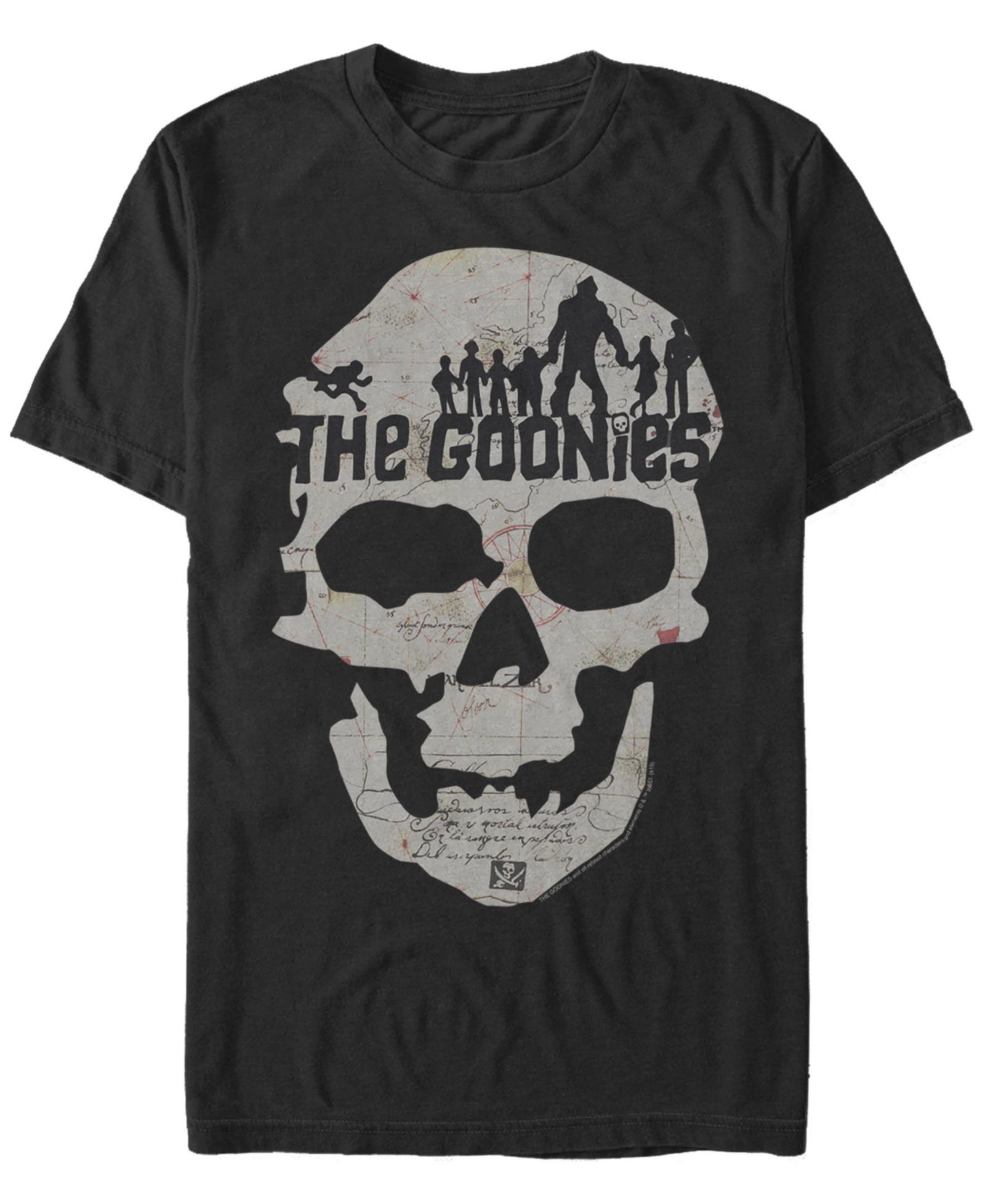 Мужская футболка Fifth Sun The Goonies 1985 Goonie Skull Map Short Sleeve