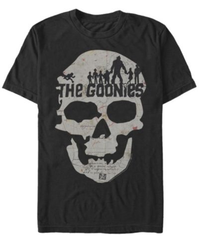 Men's The Goonies 1985 Goonie Skull Map Short Sleeve T-shirt