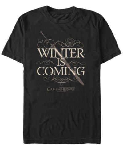 Мужская футболка Game of Thrones Silent Snow с коротким рукавом