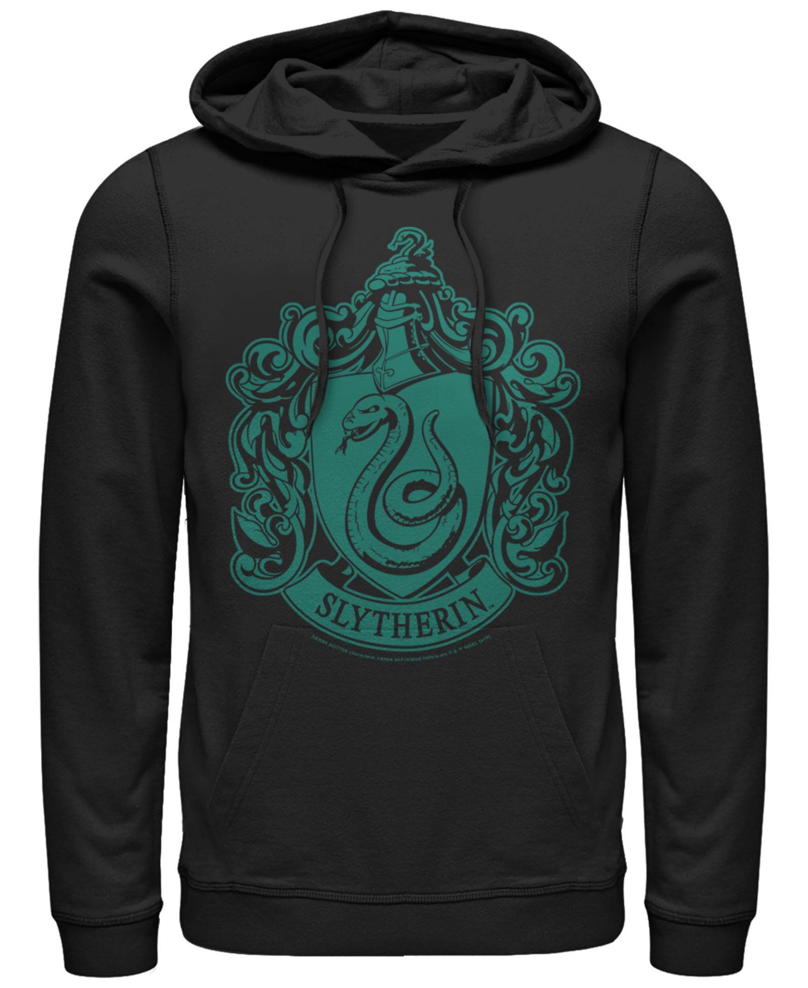 Мужское флисовое худи Deathly Hallows 2 Simple Slytherin
