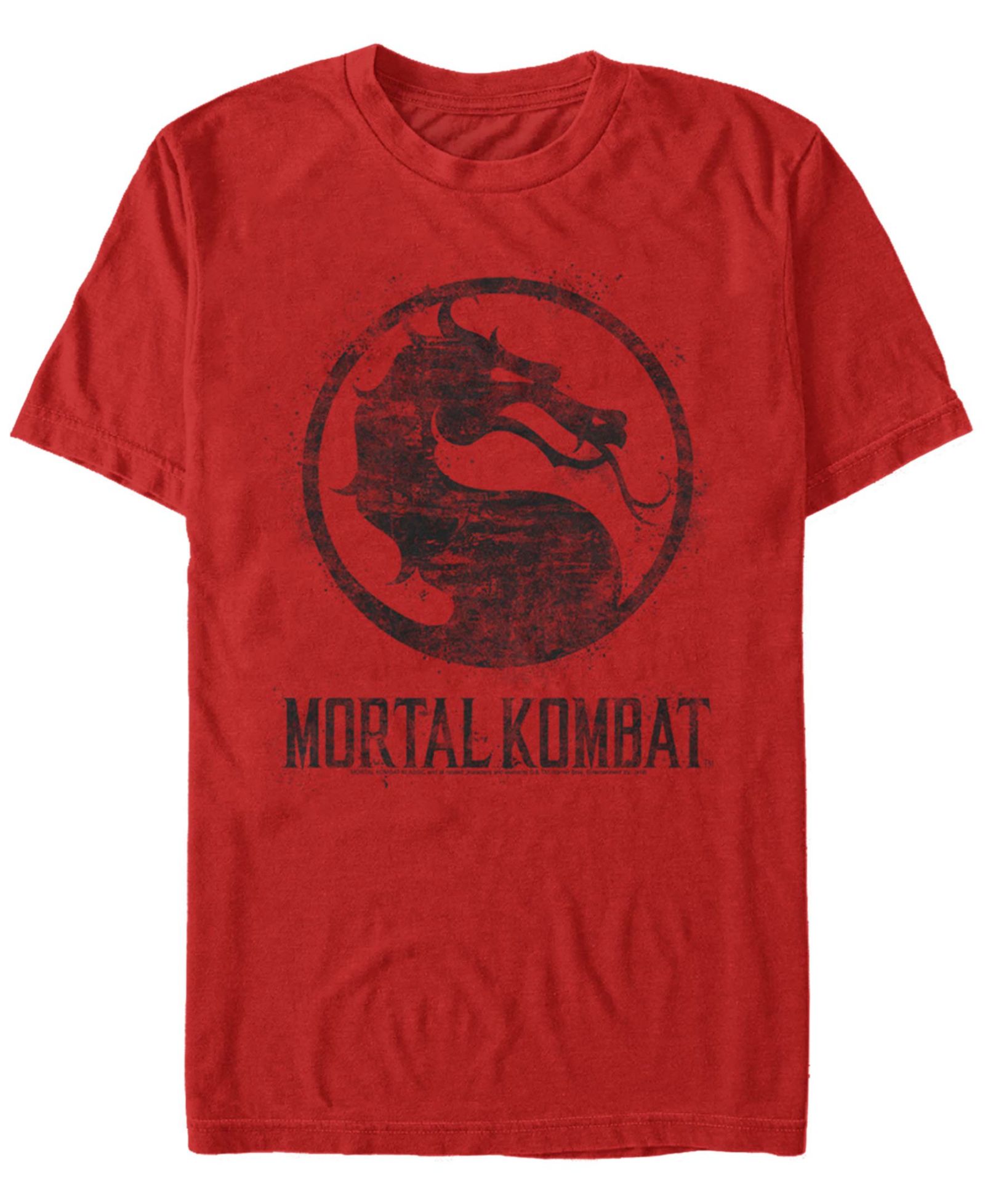 Мужская футболка Mortal Kombat Klassic Splatter Logo