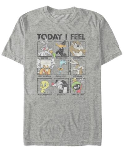 Men's Looney Tunes Looney Moods Short Sleeve T-shirt