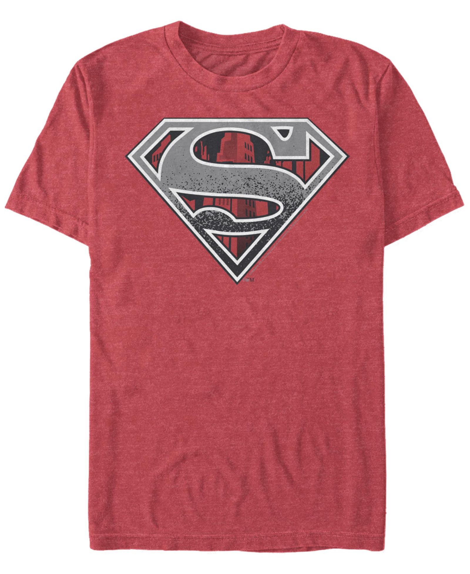 Мужская футболка Superman Concrete Logo с коротким рукавом