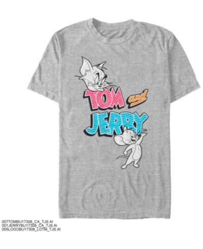Футболка Fifth Sun Men's Tom Jerry Pattern Logo W White Characters Short Sleeve
