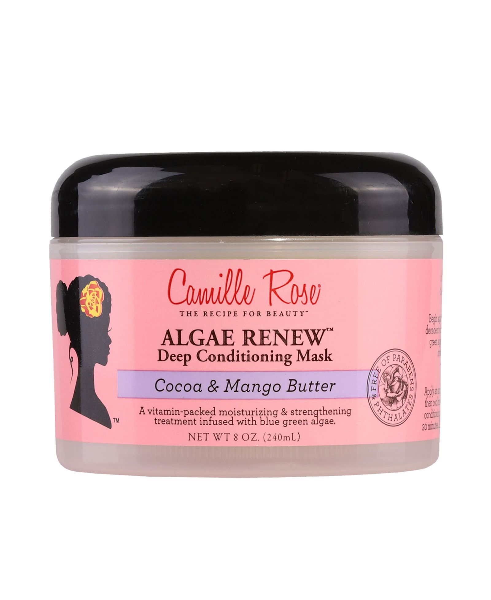 Маска для глубокого кондиционирования волос Camille Rose Algae Renew, 8 oz.