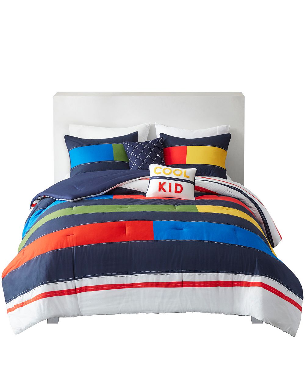 Комплект из 4 предметов Intelligent Design Morris Stripe, Twin