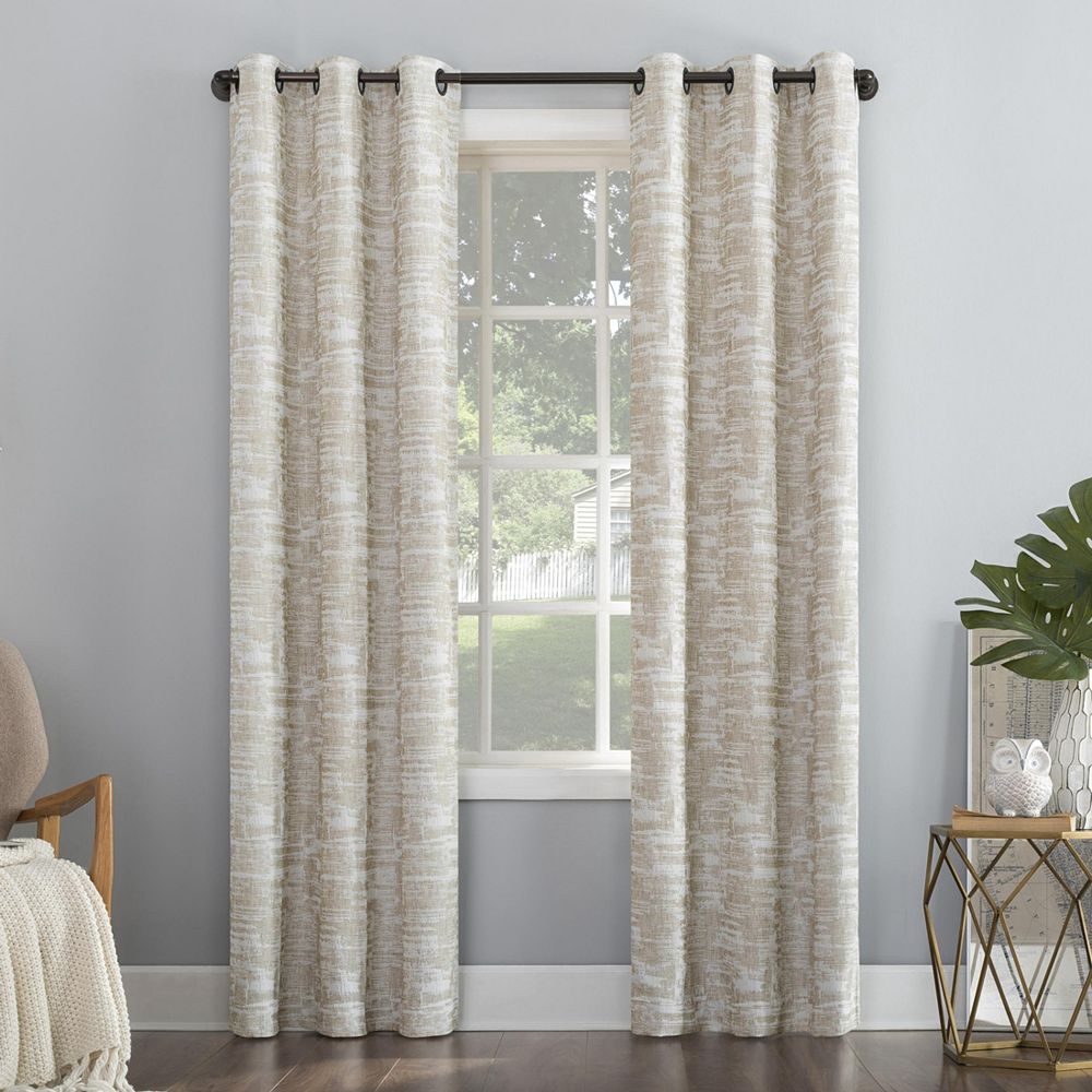 Штора Parrish Distressed Grid Thermal Extreme 100% Blackout Grommet