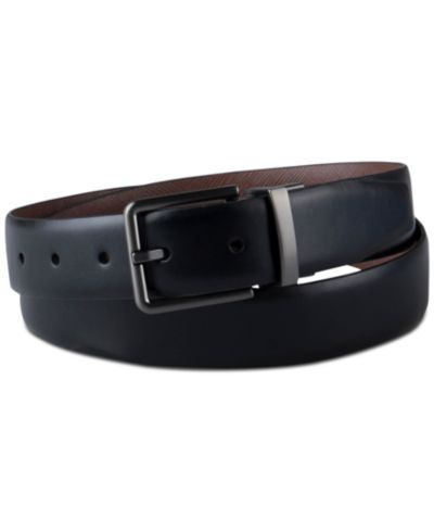 Мужской реверсивный кожаный ремень Calvin Klein Textured
