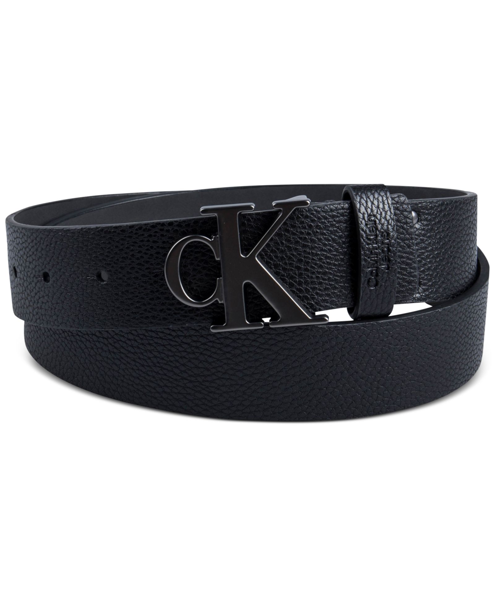 Мужской ремень Calvin Klein Logo Plaque Buckle