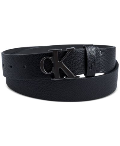 Мужской ремень Calvin Klein Logo Plaque Buckle