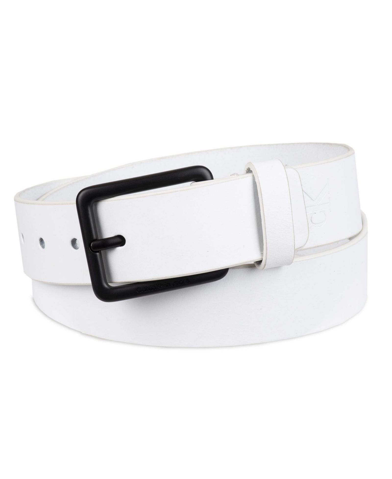 38MM Calvin Klein Men's Genuine Leather Casual Bridle Belt