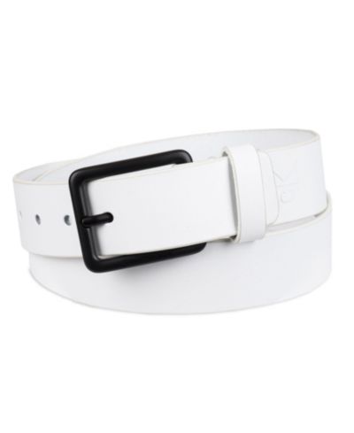 38MM Calvin Klein Men's Genuine Leather Casual Bridle Belt