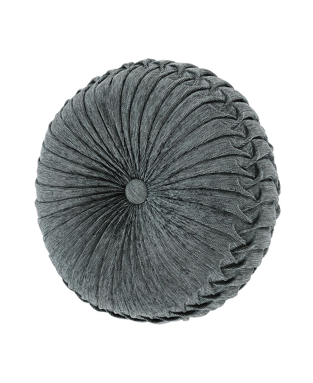 J Queen New York Botticelli Tufted Decorative Pillow, 15" Round