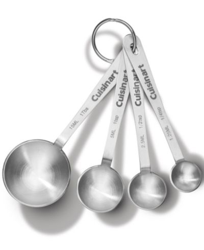 Cuisinart Stainless Steel Measuring Spoons, Set of 4