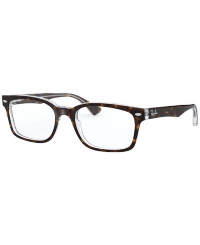 Ray-Ban Unisex Square Plastic RB5286 Optics Eyeglasses