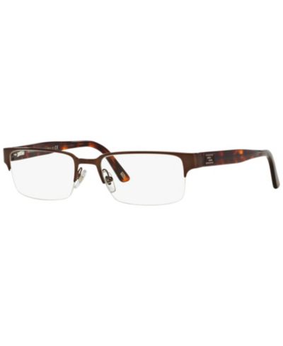Versace Man прямоугольные металлические очки VE1184