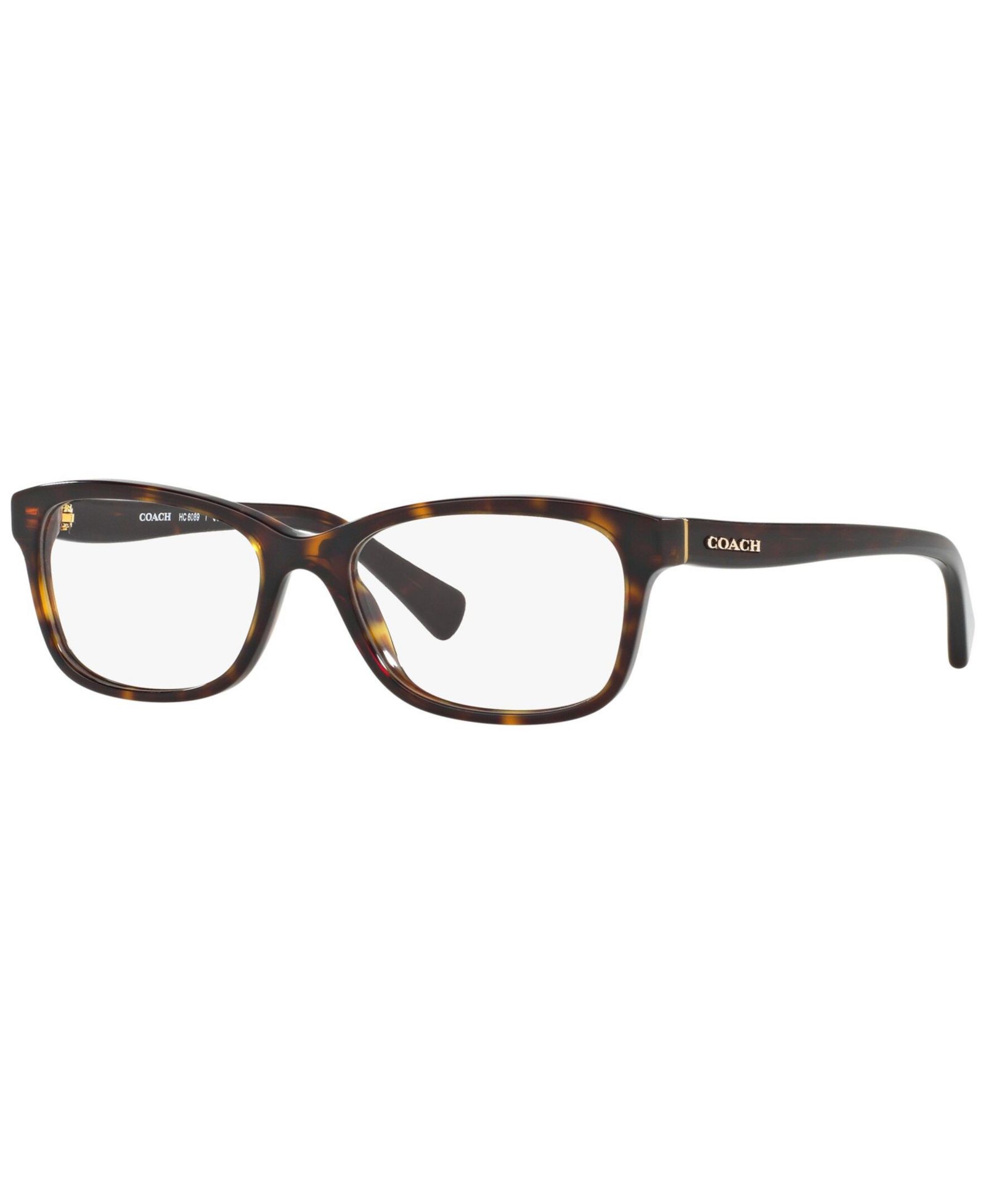 Coach Woman Rectangle Plastic HC6089 Eyeglasses