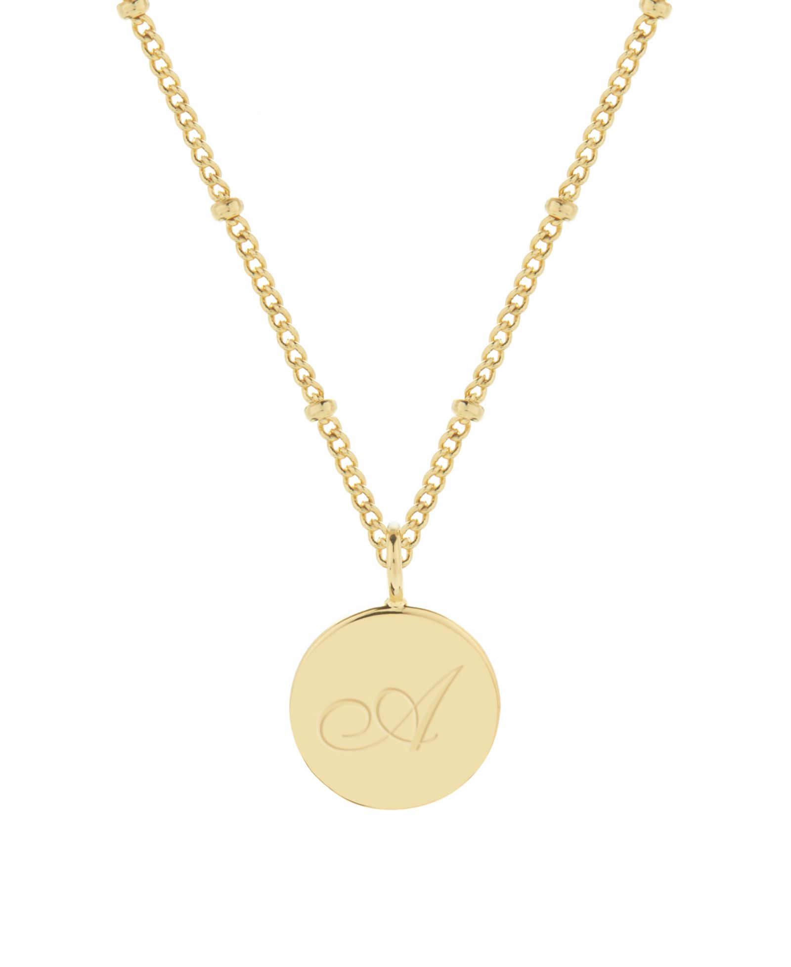 Lizzie Initial Pendant