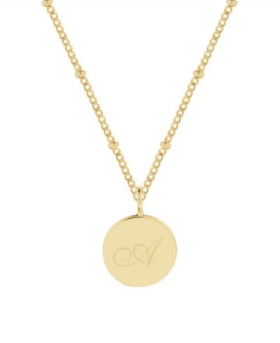 Lizzie Initial Pendant