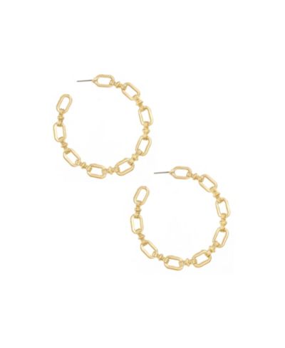 ETTIKA Chain Link Round Hoops