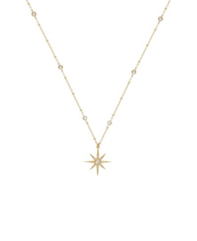 ETTIKA Crystal Chain Star Necklace