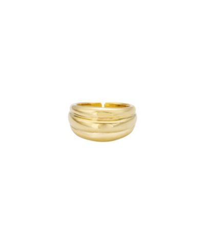 Кольцо ETTIKA с позолотой 18K, куполообразное