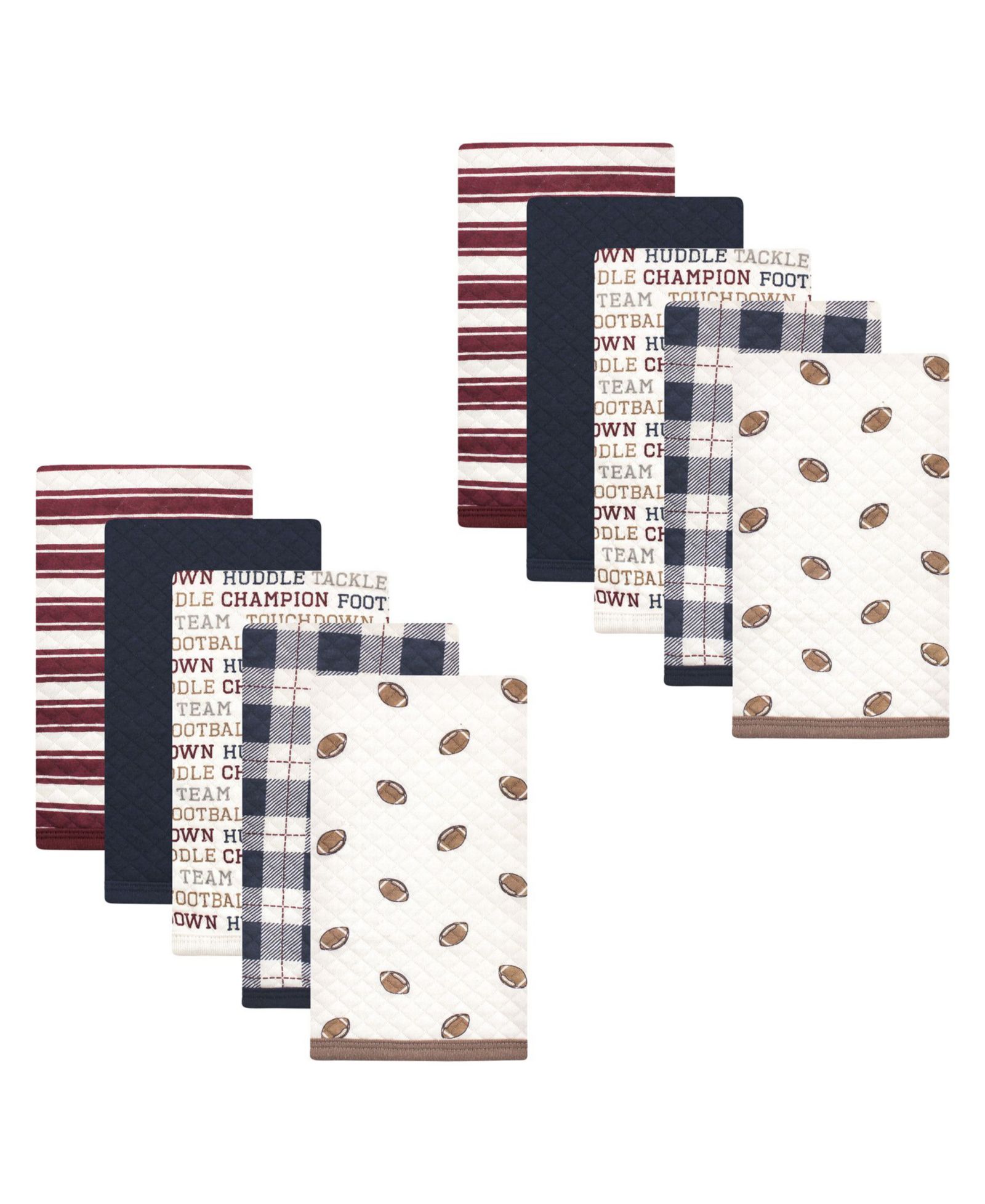 Hudson Baby Boys Quilted Burp Cloth