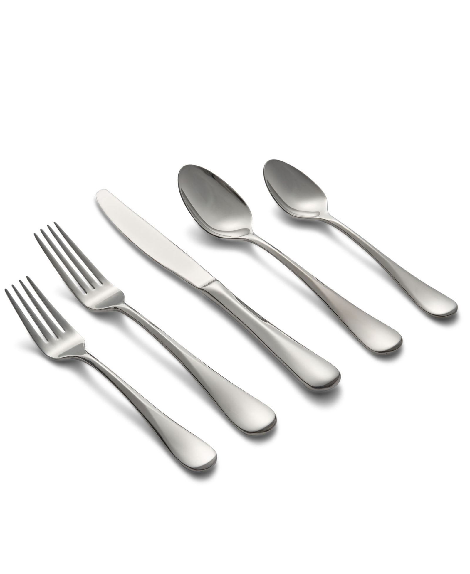 Cambridge Silversmiths Eloquence Mirror 20-Piece Flatware Set, Service for 4