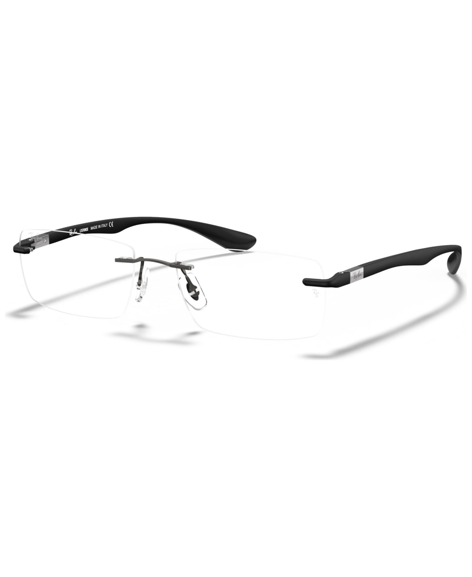 Ray-Ban Unisex Rectangle Titanium RB8724 Optics Eyeglasses