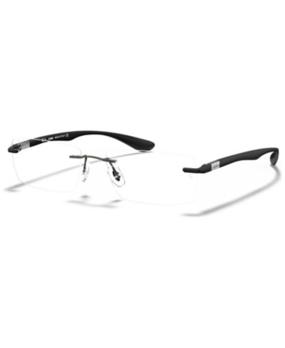 Ray-Ban прямоугольные титановые очки RB8724 Unisex