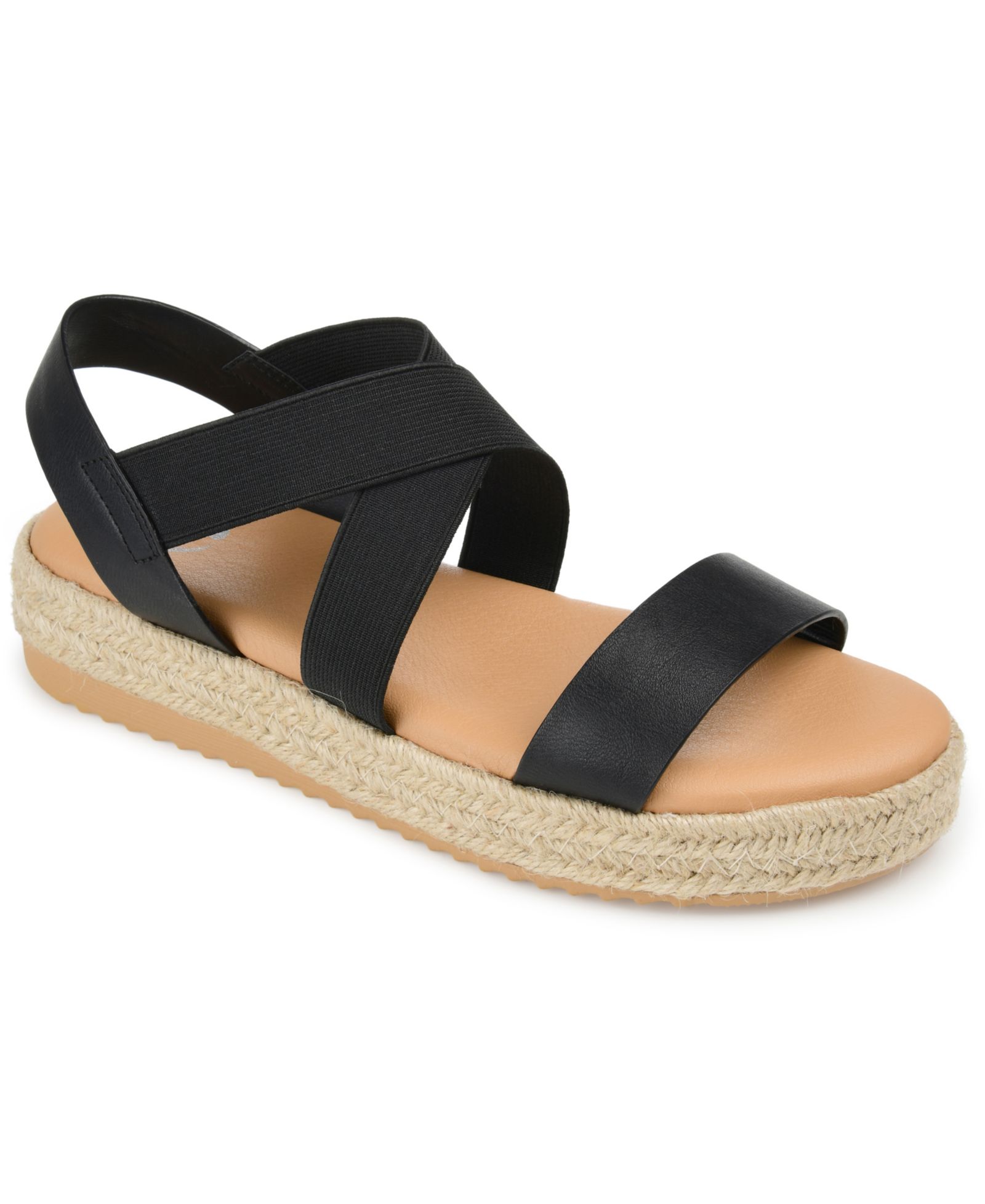 Journee Collection Women's Caroline Espadrille Wedge Sandals