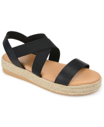 Journee Collection Women's Caroline Espadrille Wedge Sandals