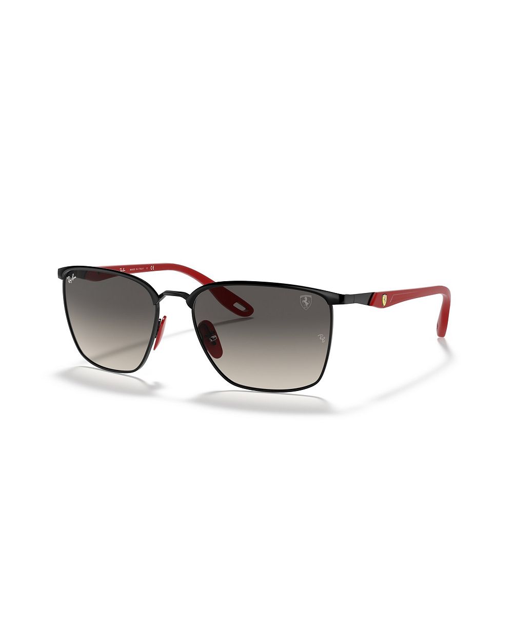 Ray-Ban Square-Frame Gradient-Lens Sunglasses, RB3673M Scuderia Ferrari Collection