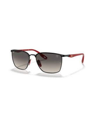 Ray-Ban квадратные солнцезащитные очки с градиентными линзами, RB3673M коллекция Scuderia Ferrari