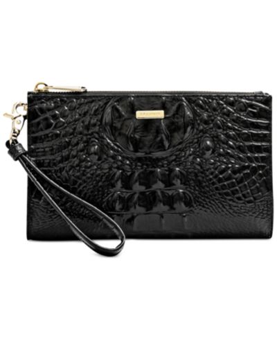Кожаный клатч Brahmin Daisy Melbourne Wristlet