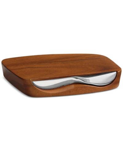 Доска для подачи Nambe Barware Blend Bar Board с ножом