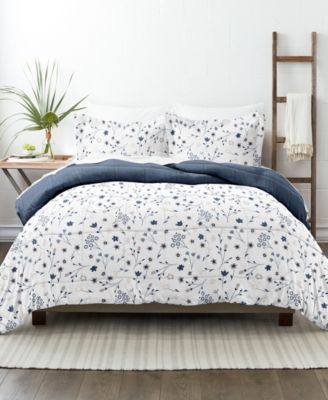 ienjoy Home Forget Me Not Reversible Comforter Set, King/California King