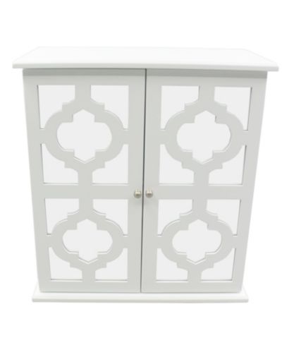 PKO Inc. Modern Mirrored Door Jewelry Box