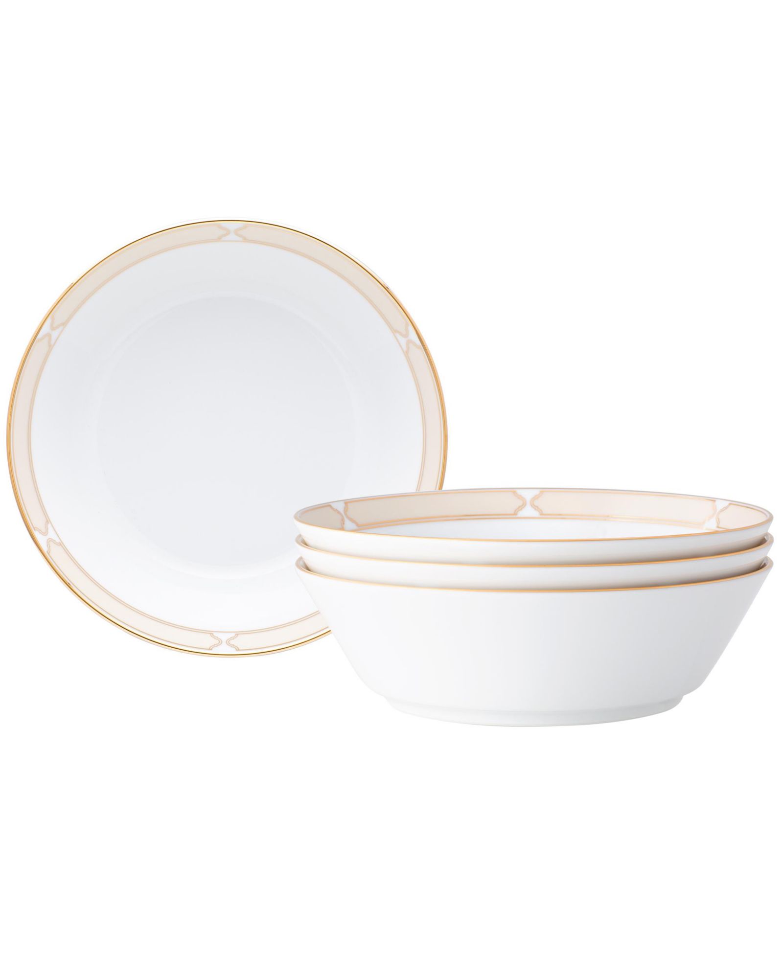 Набор из 4 тарелок для супа Noritake Eternal Palace Gold, 7", 20 OZ