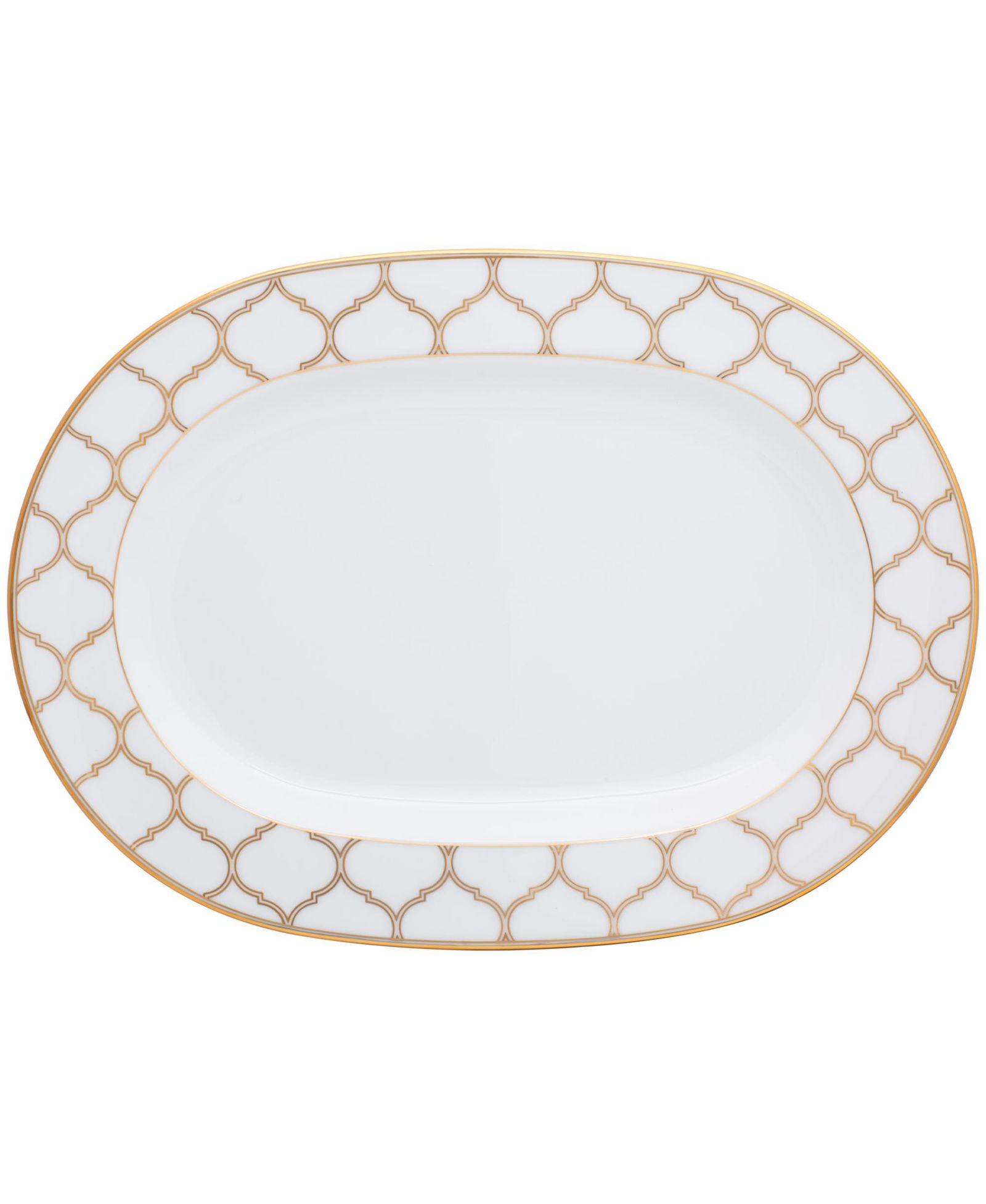 Noritake Eternal Palace Gold Oval Platter, 14"