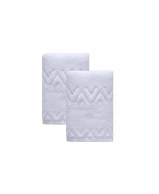 OZAN PREMIUM HOME Turkish Cotton Sovrano Collection Luxury 2-Pc. Hand Towel Set