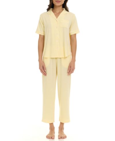 Женский комплект Flora by Flora Nikrooz Annie Notch Top и Capri Pajama, 2 шт.