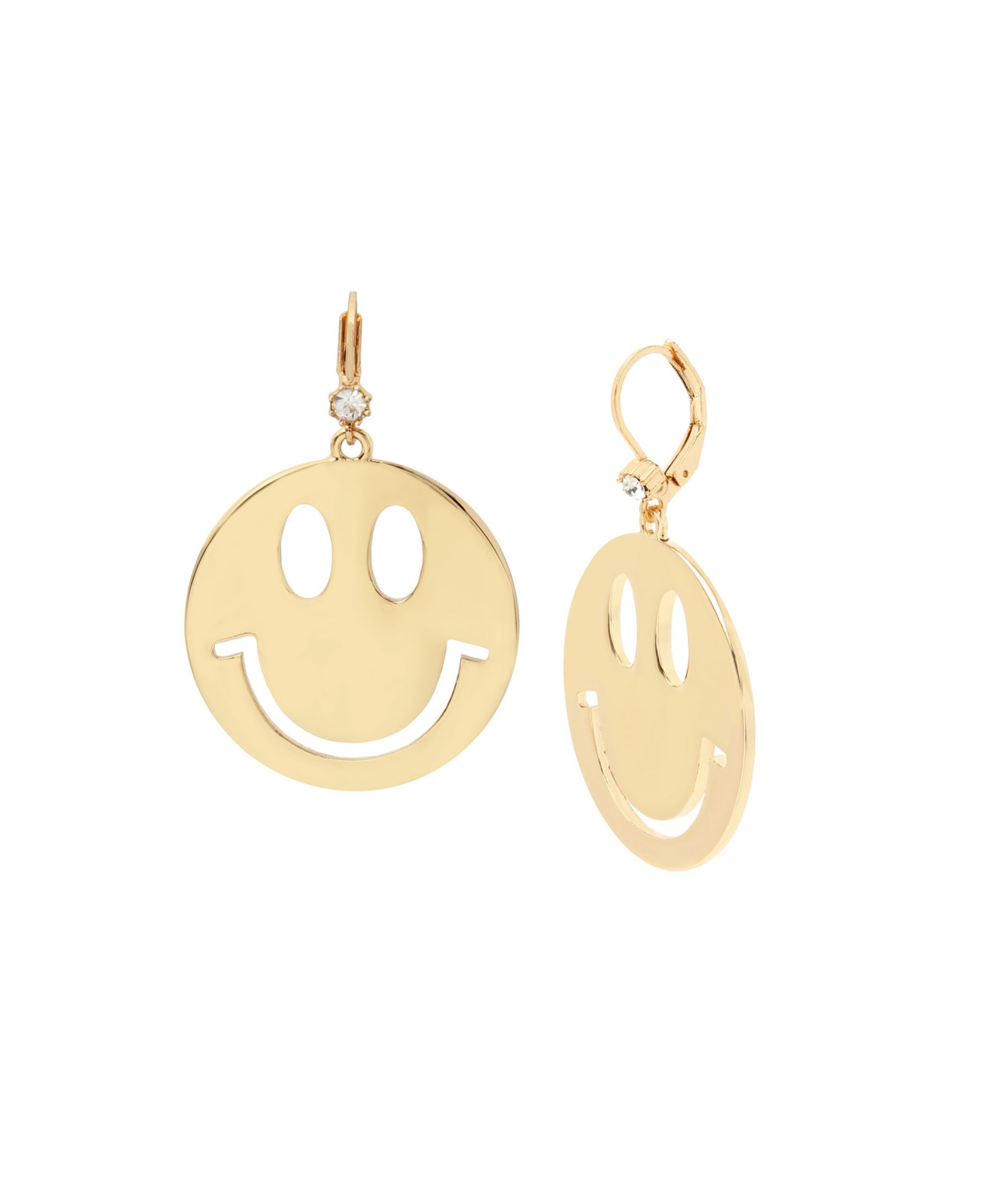 Betsey Johnson Smiley Drop Earrings