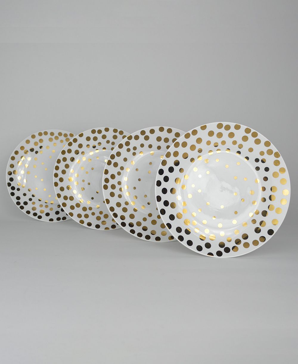 Euro Ceramica Echo Salad Plates, Set of 4