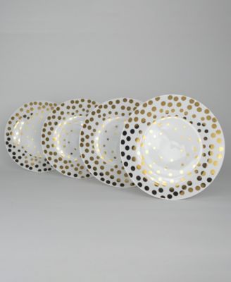 Euro Ceramica Echo Salad Plates, Set of 4