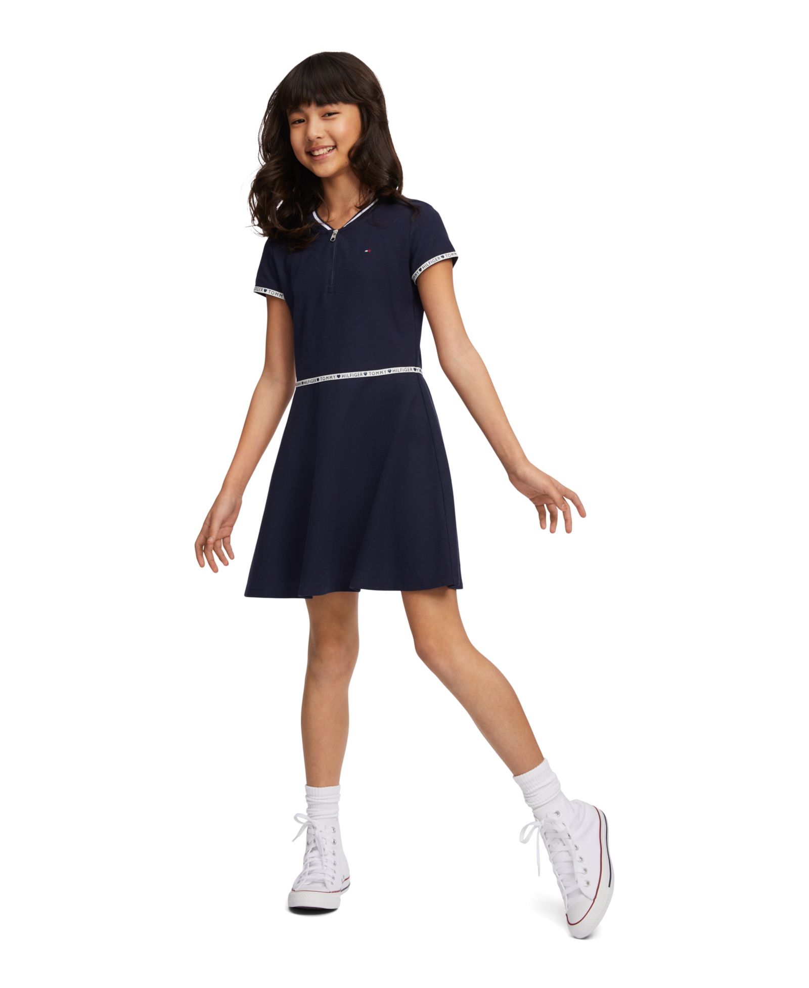 Tommy Hilfiger Детский Quarter Zip Dress