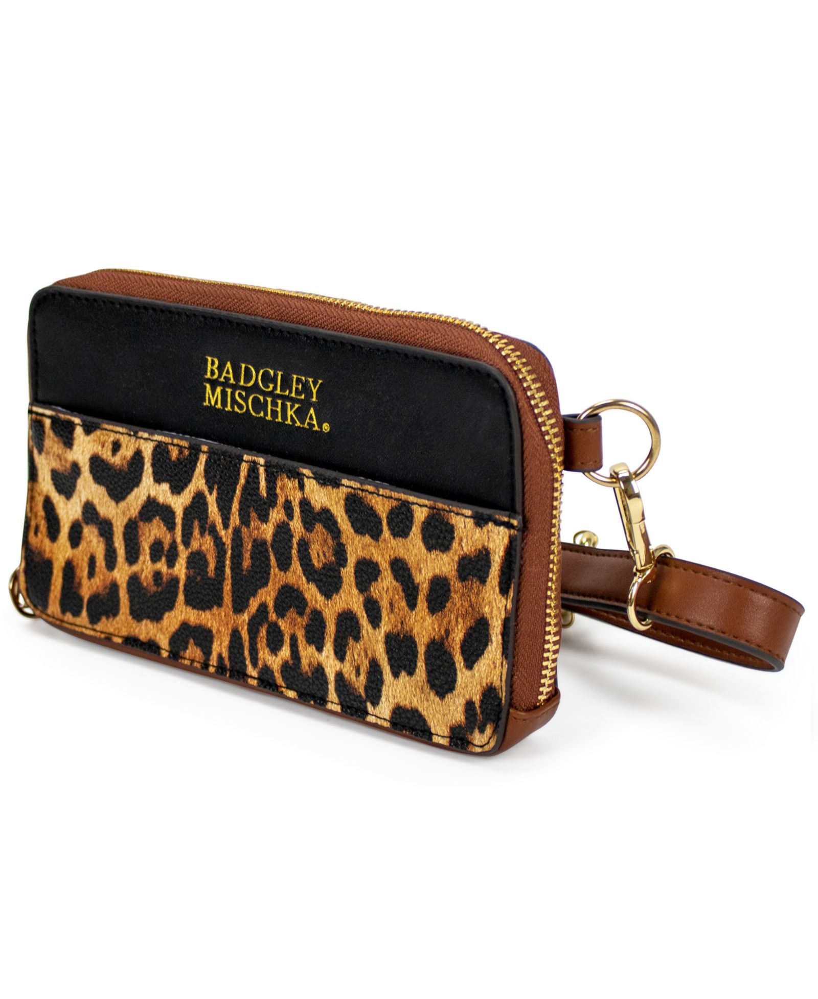 Badgley Mischka Faux Leather Pouch Belt Bag